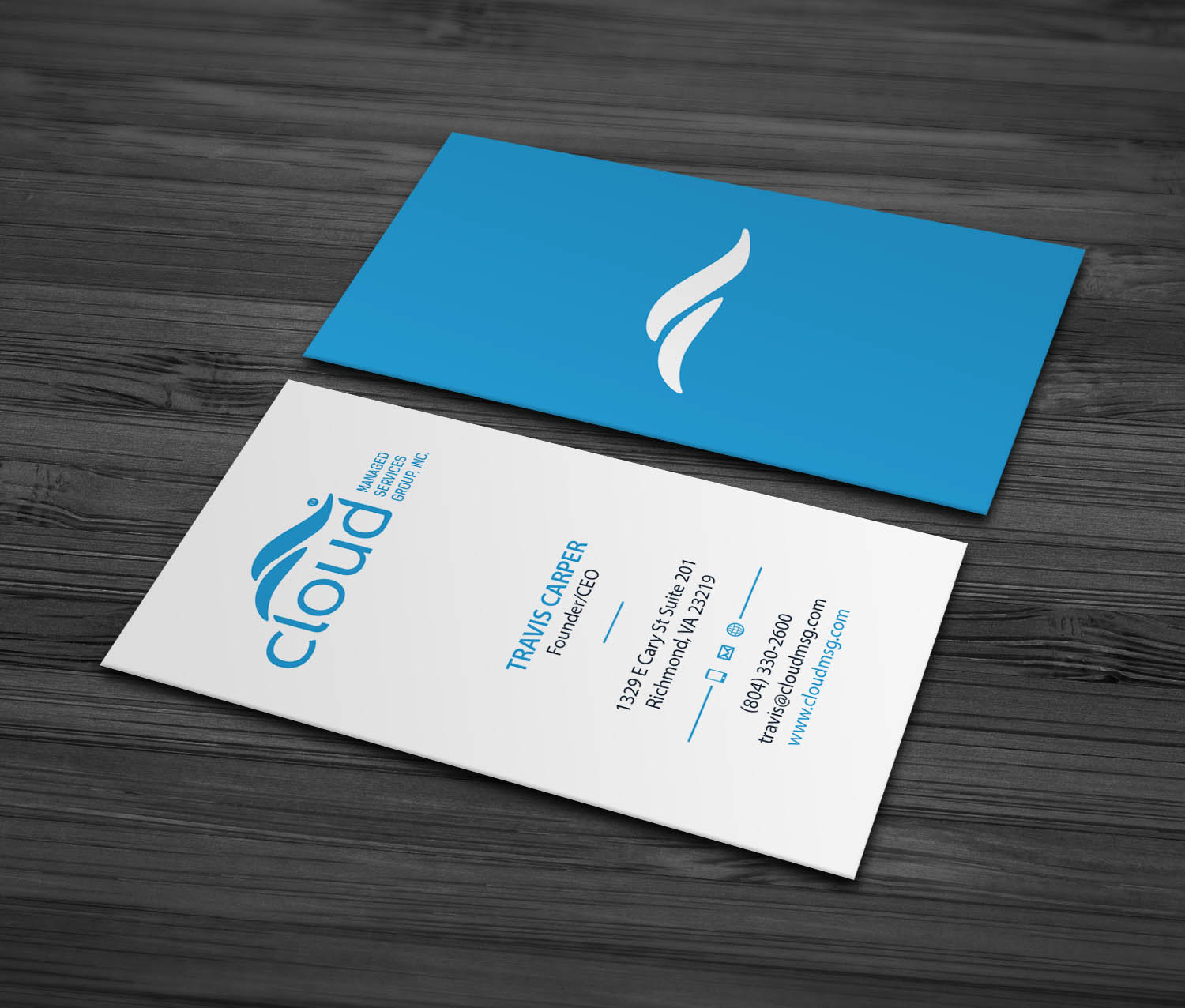 Business Card Design by MDesign for Cloud Managed Services Group | Design #22174935