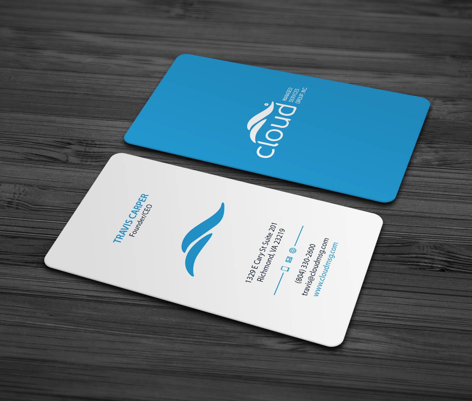 Design de Carte de Visite par MDesign pour Cloud Managed Services Group | Design #22174938