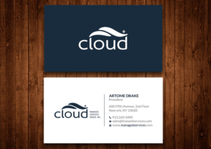 Diseño de Tarjeta de Presentación por Srabon55014 para Cloud Managed Services Group | Diseño: #22141472