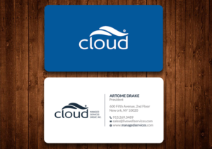 Diseño de Tarjeta de Presentación por Srabon55014 para Cloud Managed Services Group | Diseño: #22141476