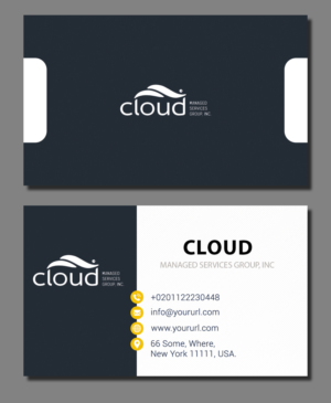 Diseño de Tarjeta de Presentación por Jannah Ahmed para Cloud Managed Services Group | Diseño: #22161774