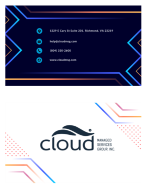 Diseño de Tarjeta de Presentación por nisarose para Cloud Managed Services Group | Diseño: #22183648