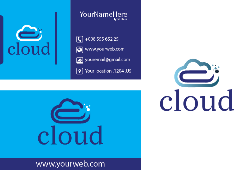 Business Card Design by shaheen 8 for Cloud Managed Services Group | Design #22188943