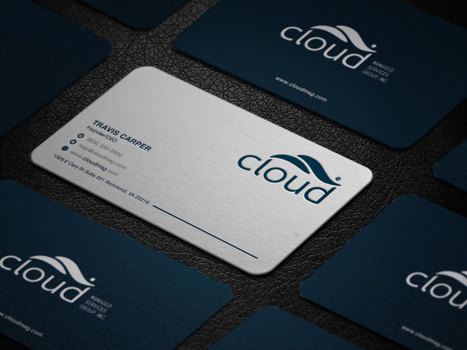 Design de Carte de Visite par SyncFuse™ Solutions pour Cloud Managed Services Group | Design #22143563