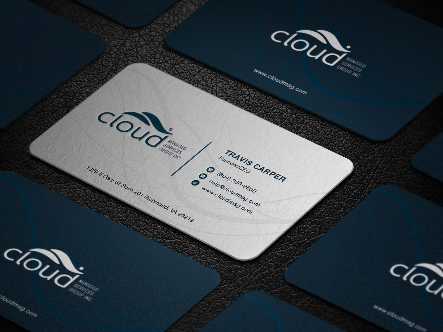 Business Card Design by SyncFuse™ Solutions for Cloud Managed Services Group | Design #22146325
