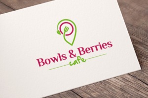 Bowls & Berries Cafe | Logo Design by ideaz2050