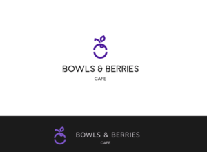 Bowls & Berries Cafe | Logo Design by Hiccups Design
