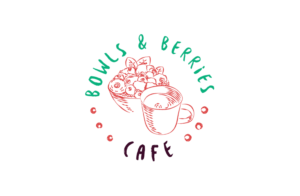 Bowls & Berries Cafe | Logo Design by GLDesigns
