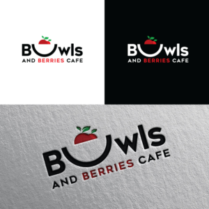 Bowls & Berries Cafe | Logo Design by Rii