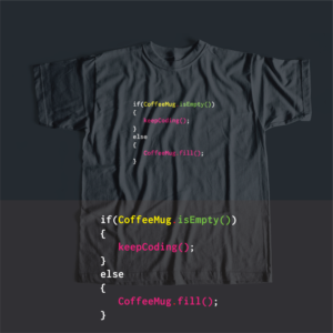 T-shirt Design by Joselito Miguel for Coder by Blood, Inc. | Design: #22181941