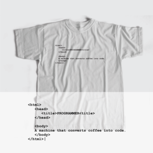 T-shirt Design by Joselito Miguel for Coder by Blood, Inc. | Design: #22181942