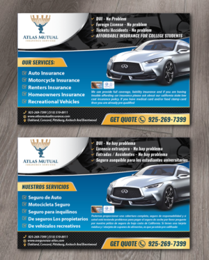 Design de Flyer par alex989 pour atlas mutual insurance services | Design : #22153521