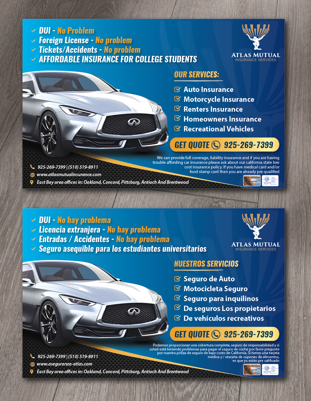 Design de Flyer par alex989 pour atlas mutual insurance services | Design #22153546
