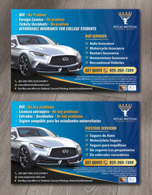 Design de Flyer par alex989 pour atlas mutual insurance services | Design : #22153546
