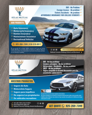 Design de Flyer par alex989 pour atlas mutual insurance services | Design : #22180729