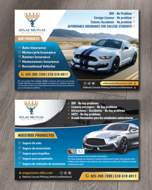 Design de Flyer par alex989 pour atlas mutual insurance services | Design : #22183389