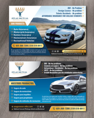 Design de Flyer par alex989 pour atlas mutual insurance services | Design : #22187507