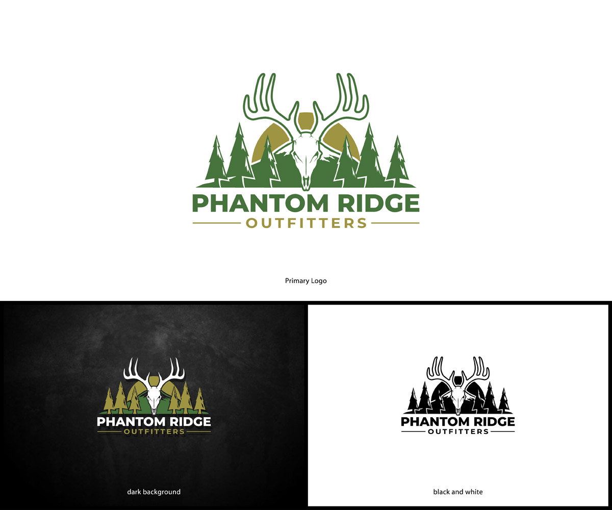 Logo Design by MoonFeather for Phantom Ridge Outfiters  | Design #22150449