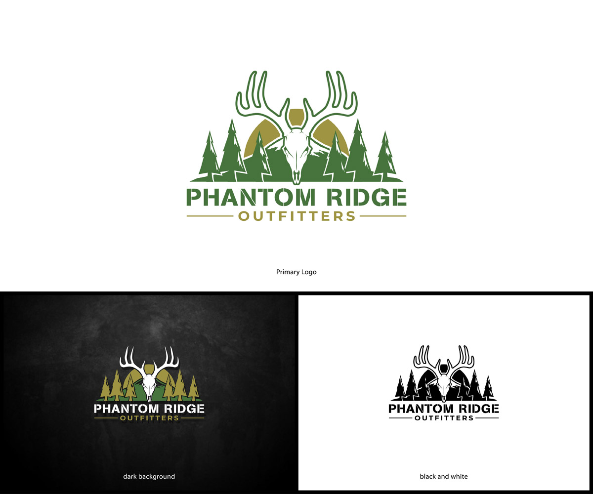 Logo Design by MoonFeather for Phantom Ridge Outfiters  | Design #22160560
