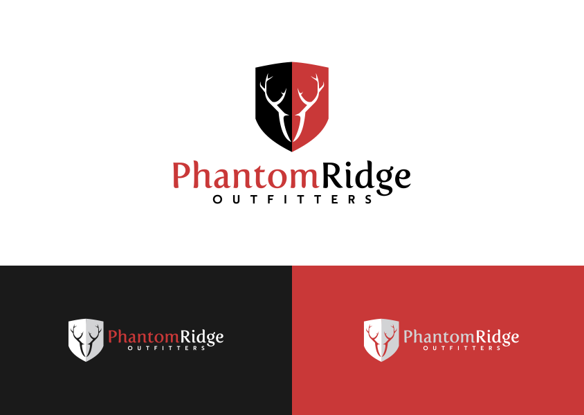 Logo Design by DoMadic for Phantom Ridge Outfiters  | Design #22157703