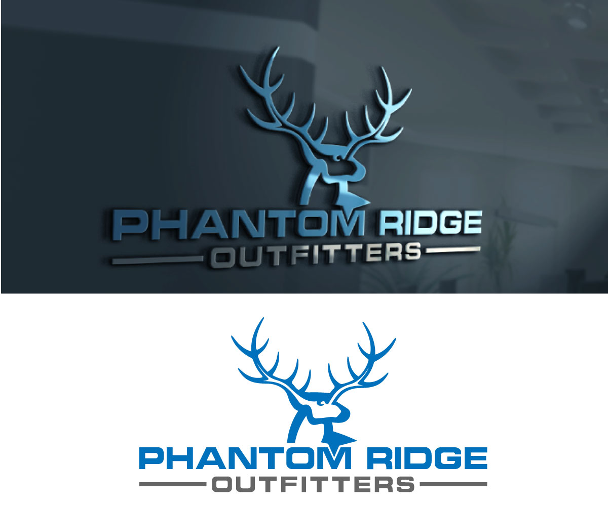 Logo Design by dobobed for Phantom Ridge Outfiters  | Design #22158243