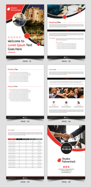 Word Template Design by SD WEBCREATION for this project | Design #22267739