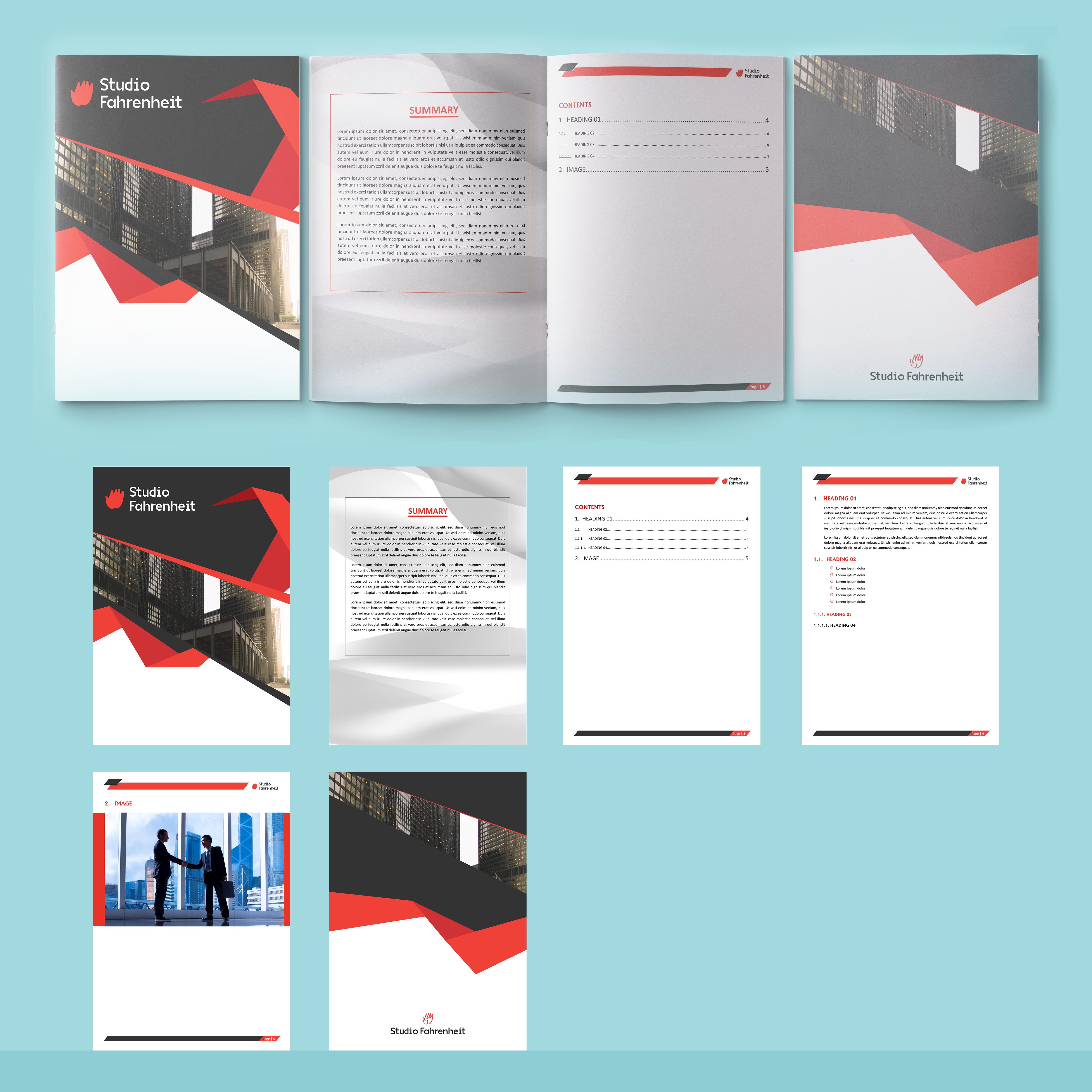 Word Template Design by JanuXart for this project | Design #22155900