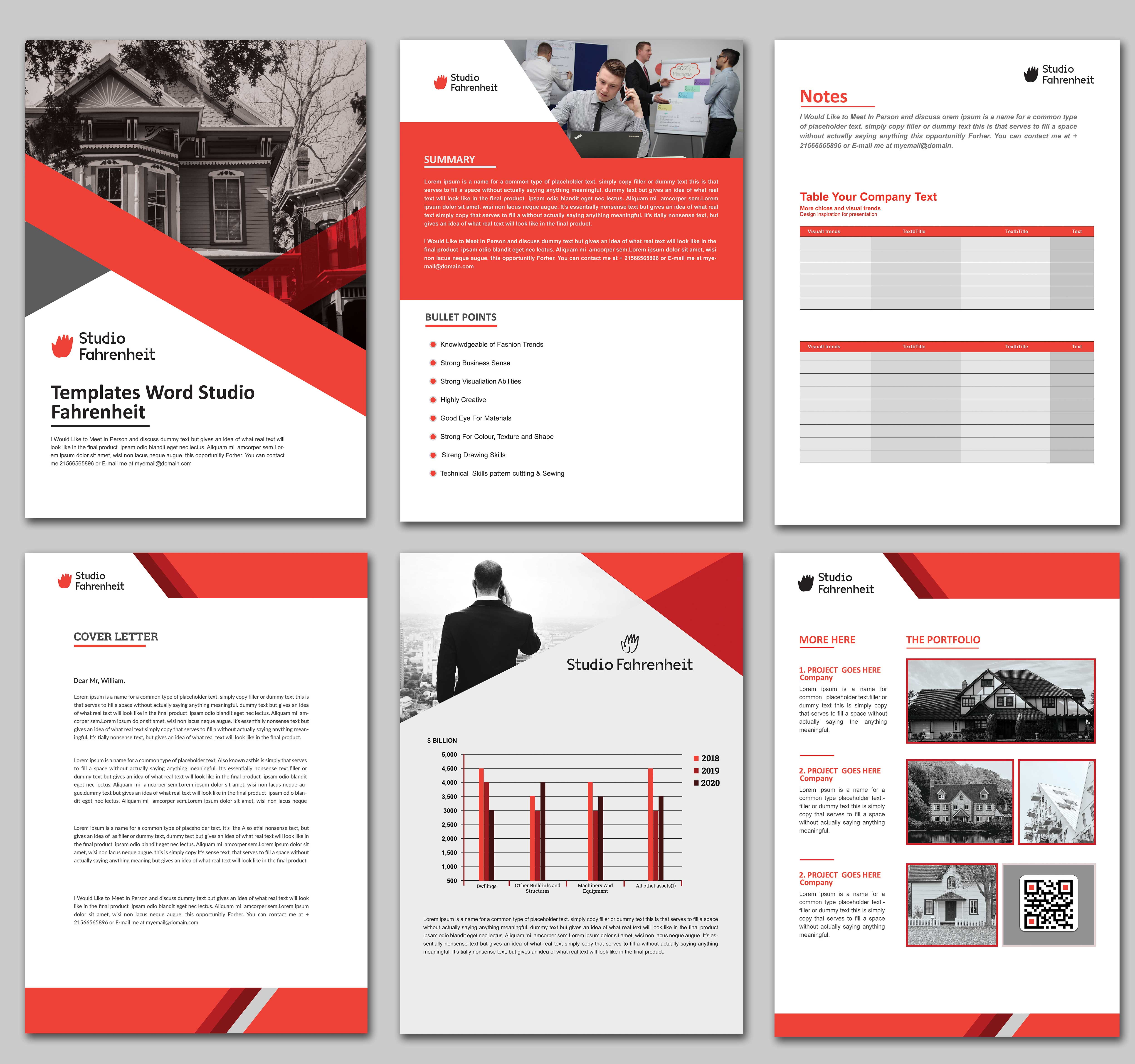 Word Template Design by Amir Hossain for this project | Design #22255683
