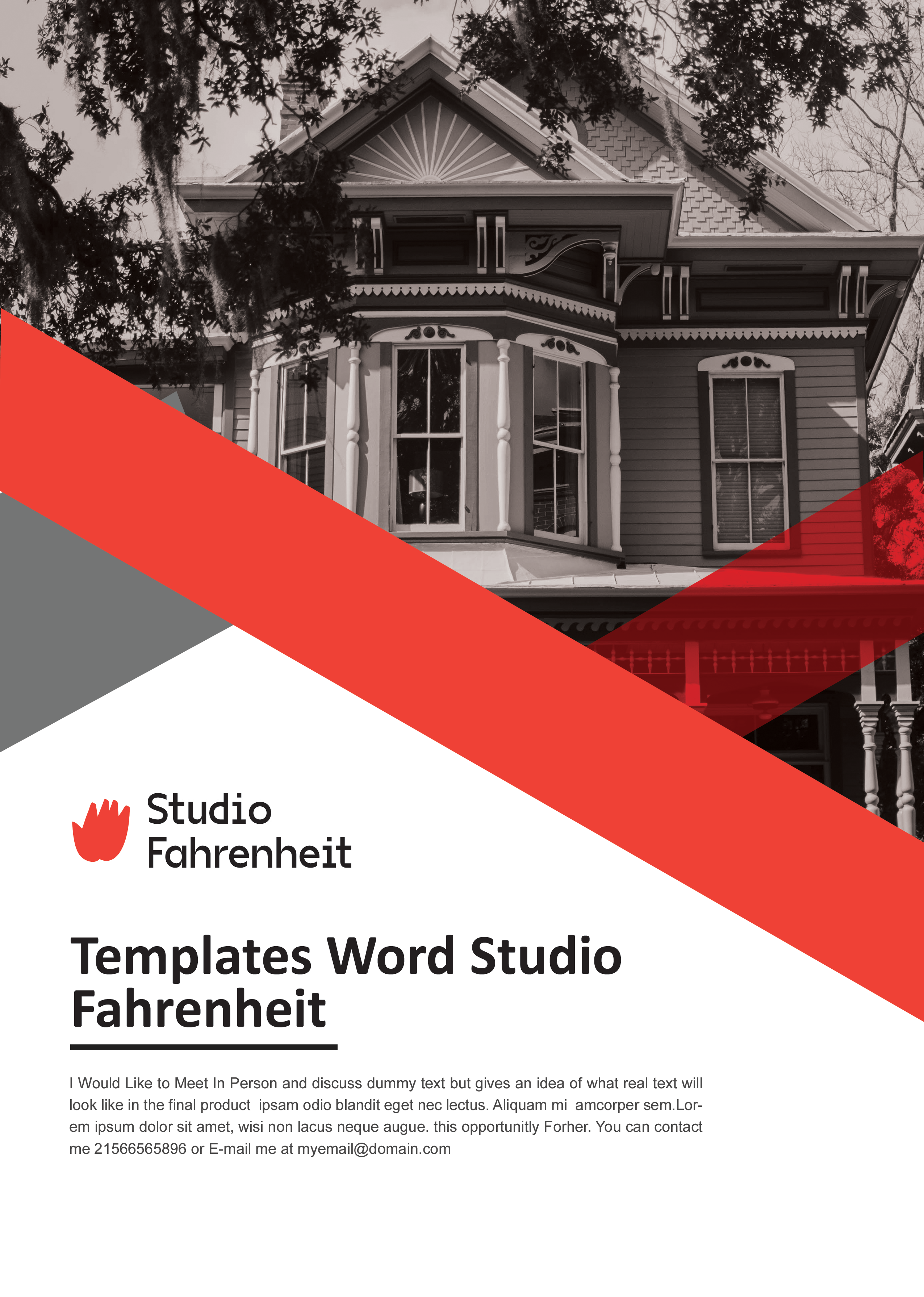 Word Template Design by Amir Hossain for this project | Design #22189165