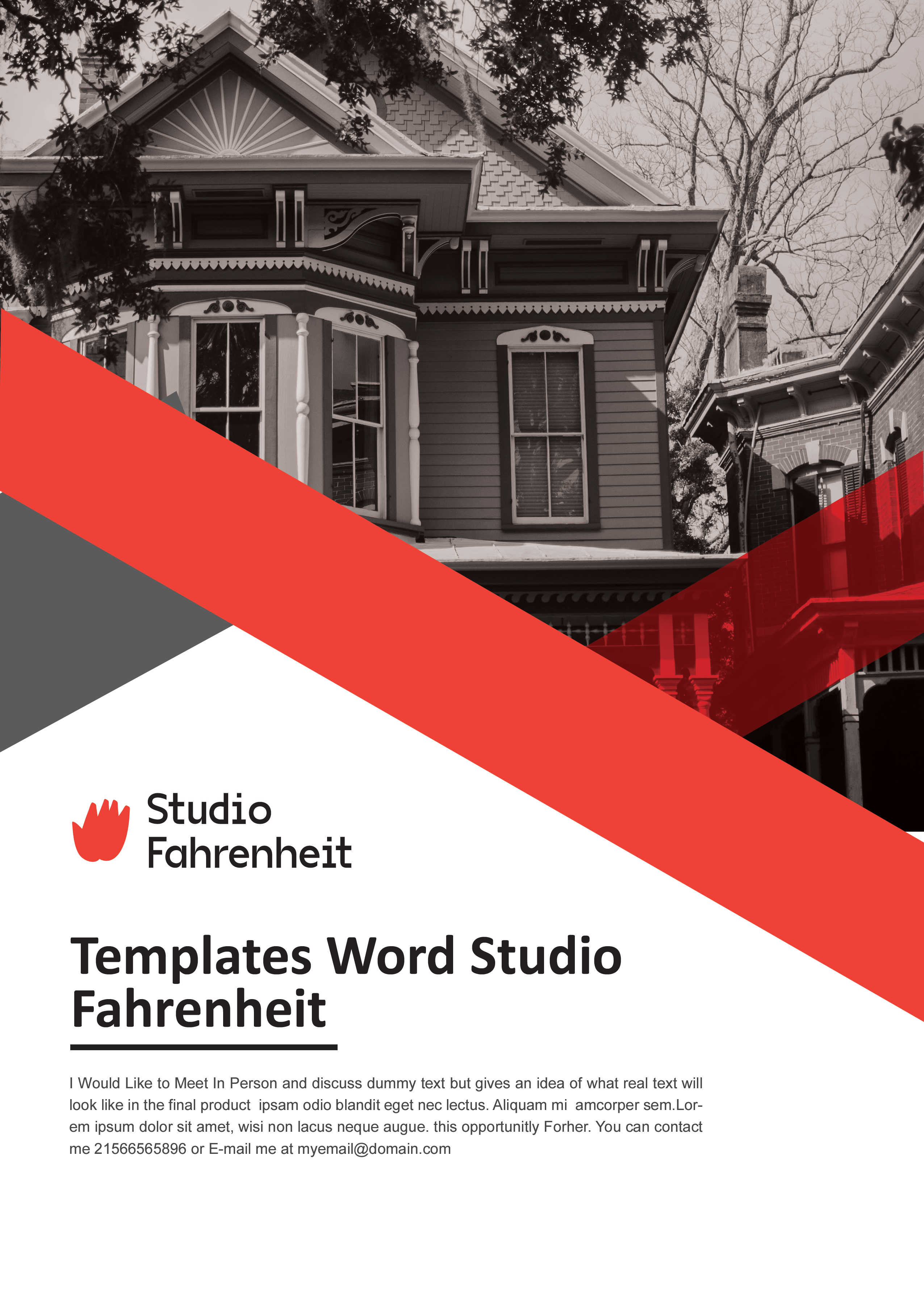 Word Template Design by Amir Hossain for this project | Design #22189168
