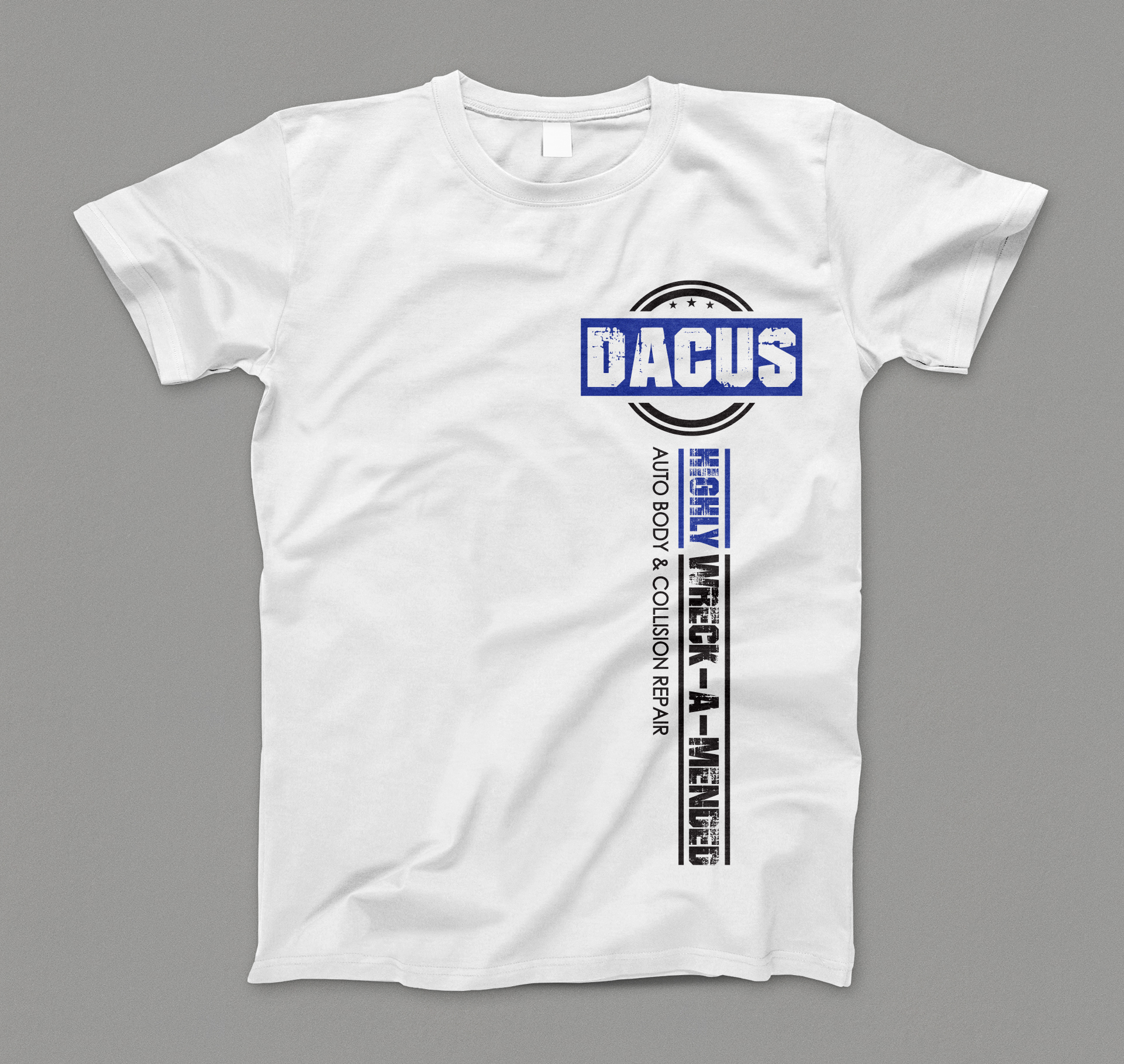 T-shirt Design by Barney Stinson for Dacus Auto Body and Collision Repair | Design #22149091