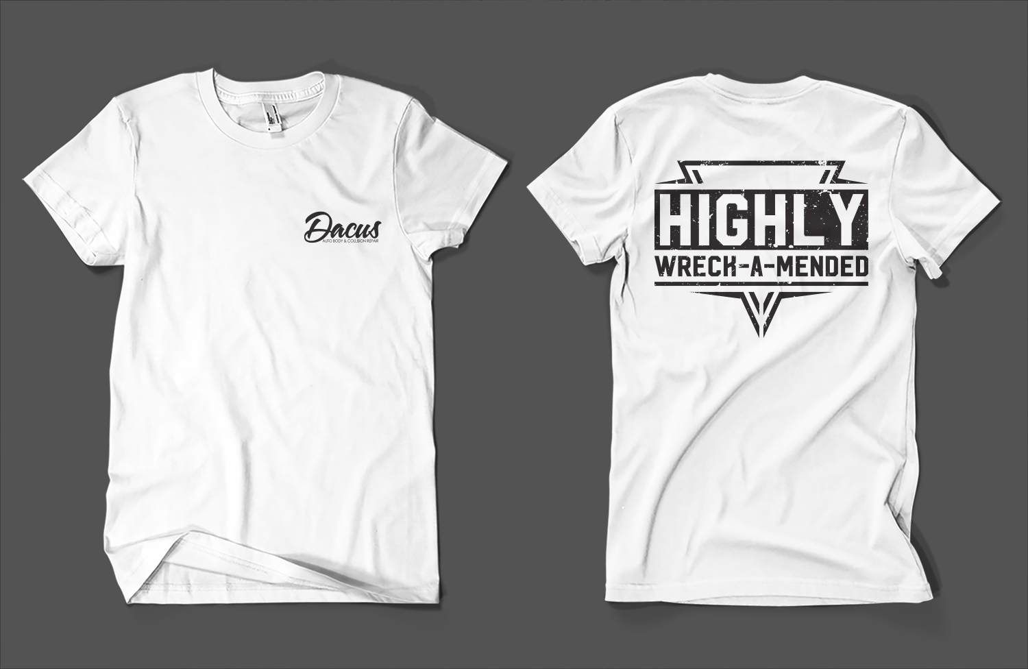 T-Shirt-Design von Barney Stinson für Dacus Auto Body and Collision Repair | Design #22311290
