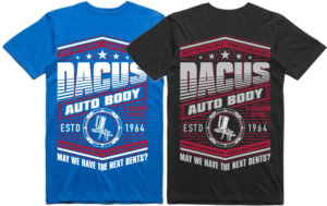 T-shirt Design by Rox Art Design for Dacus Auto Body and Collision Repair | Design: #22235136