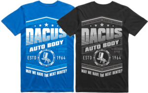 Diseño de Camiseta por Rox Art Design para Dacus Auto Body and Collision Repair | Diseño: #22235153