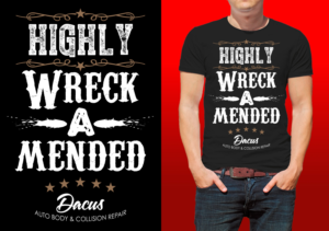 T-shirt Design by Al Pech for Dacus Auto Body and Collision Repair | Design: #22195209