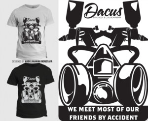 T-Shirt-Design von iAbdelrahman Moustafa für Dacus Auto Body and Collision Repair | Design #22196116
