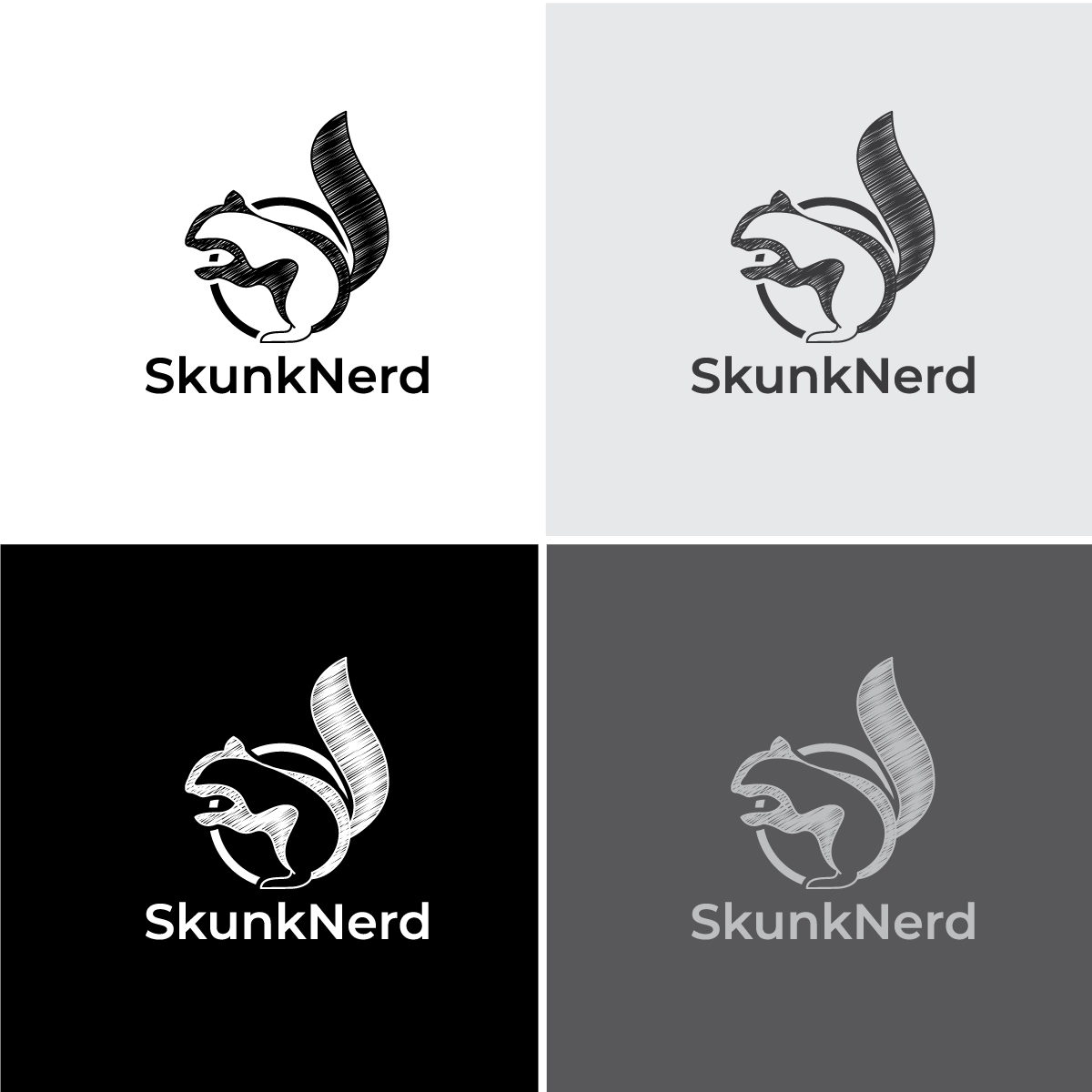 Logo Design by Graphic Bricks for SkunkNerd | Design #22152187
