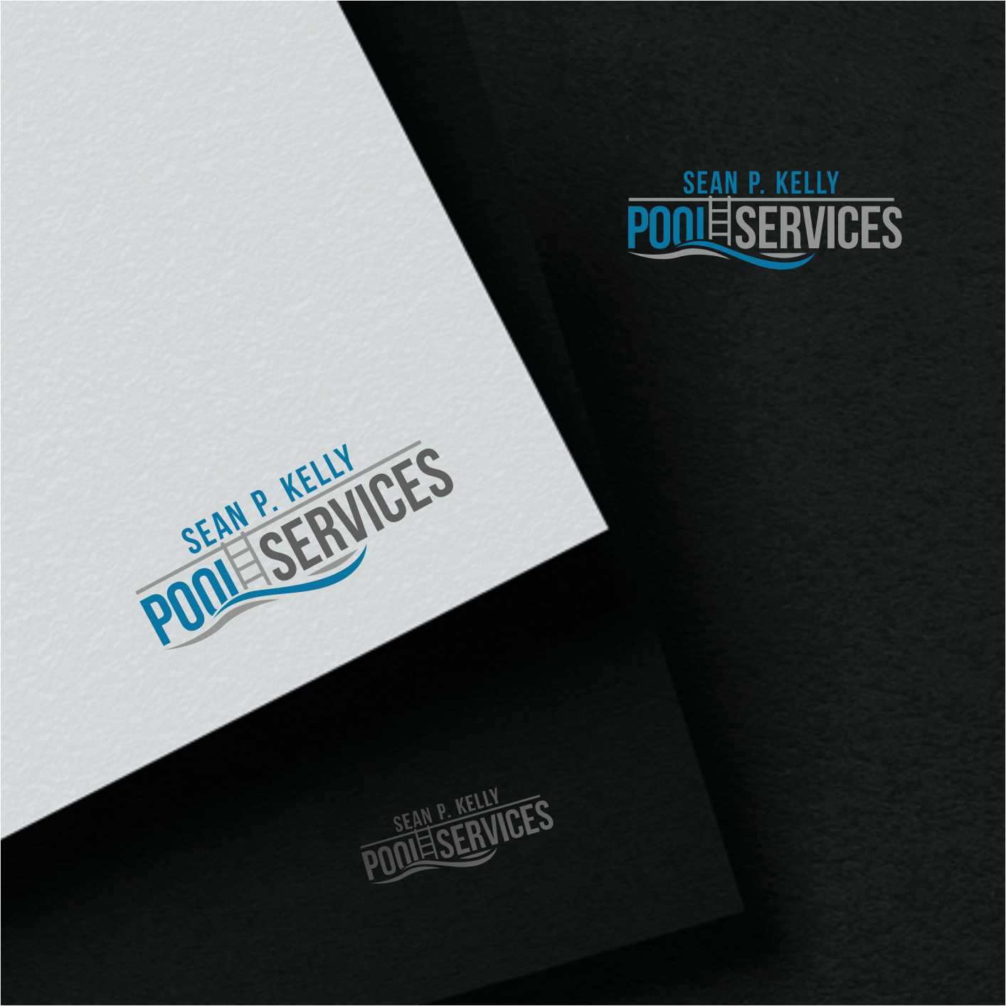 Logo Design by Arham Hidayat for Sean P. Kelly Pool Service | Design #22175011