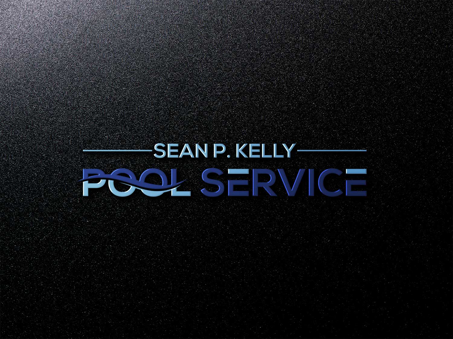 Logo Design by baki99 for Sean P. Kelly Pool Service | Design #22154503