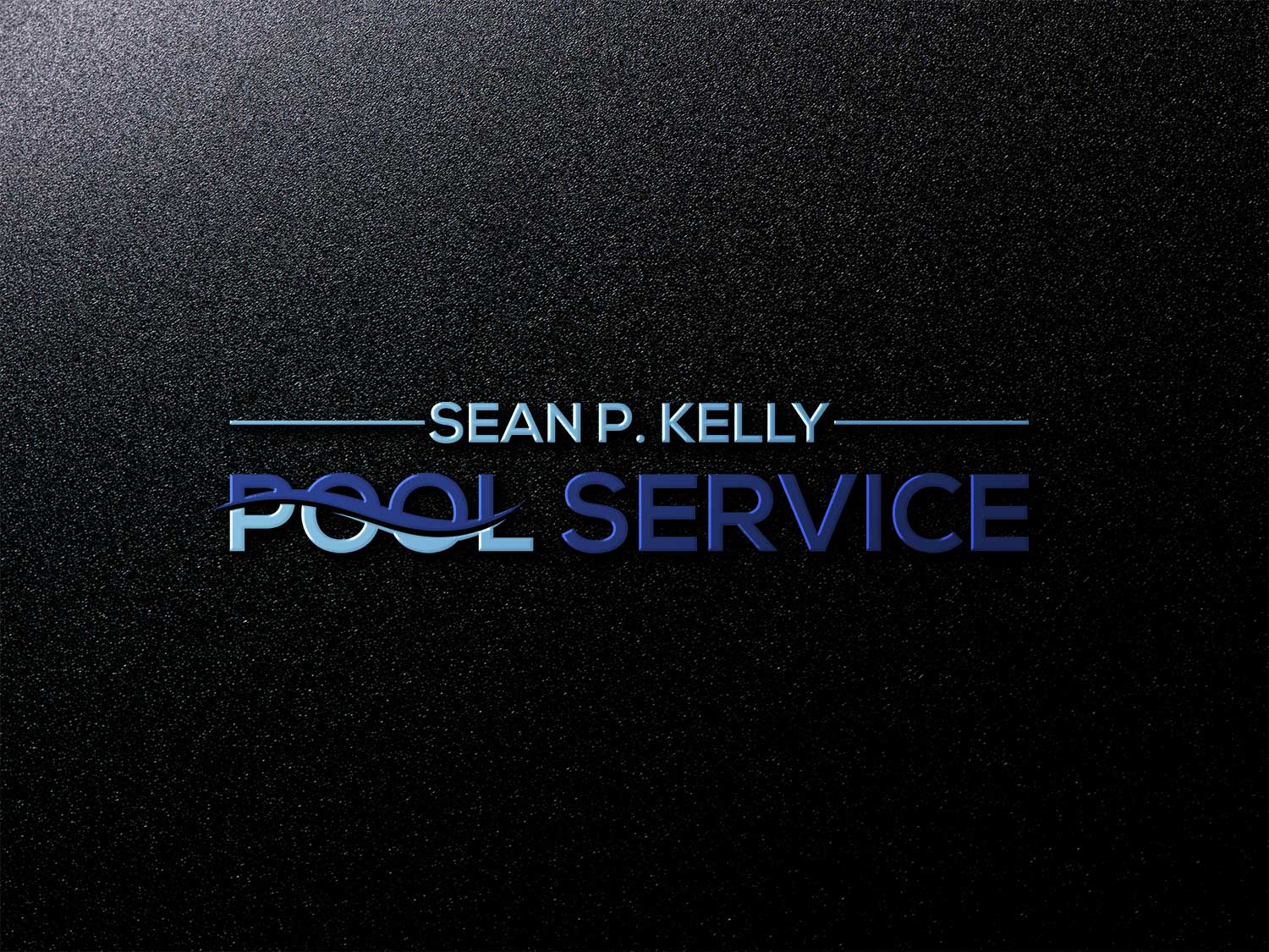 Logo Design by baki99 for Sean P. Kelly Pool Service | Design #22154761