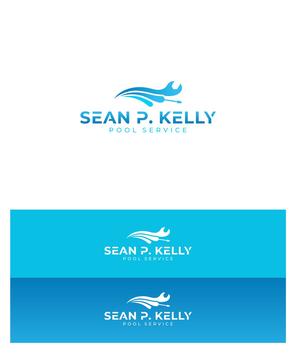Logo Design by ace_art™ for Sean P. Kelly Pool Service | Design #22153766