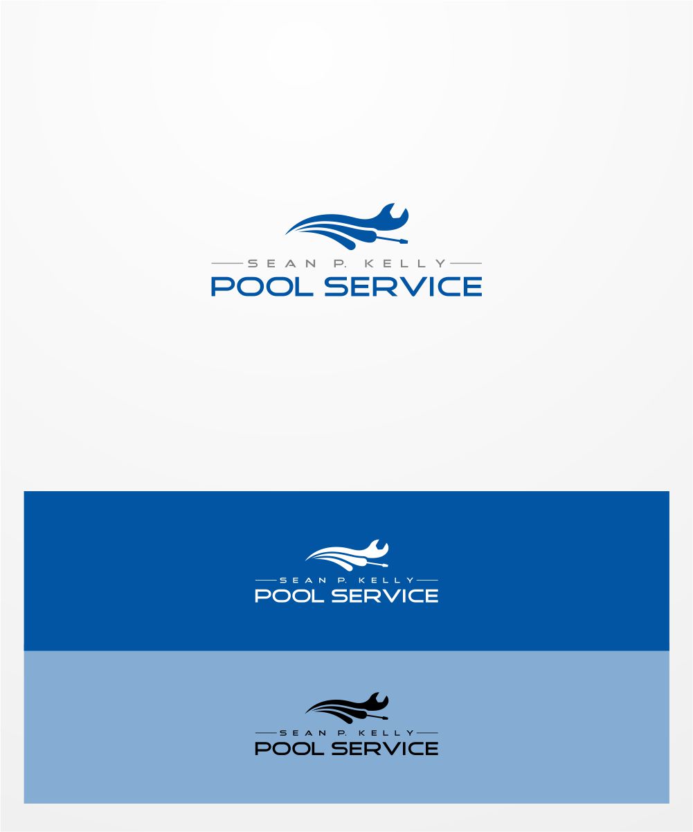 Logo Design by ace_art™ for Sean P. Kelly Pool Service | Design #22154416