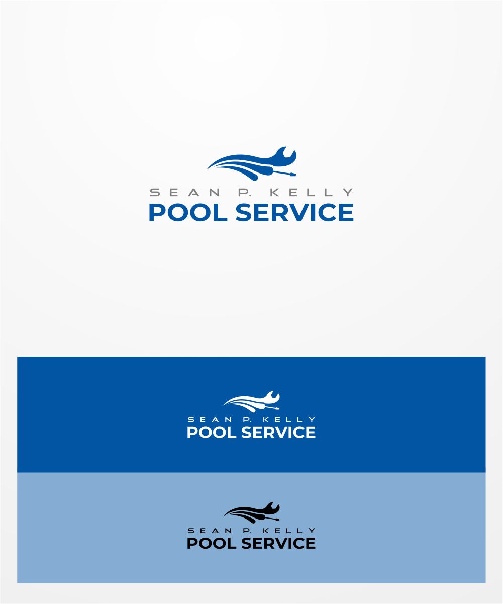 Logo Design by ace_art™ for Sean P. Kelly Pool Service | Design #22154417