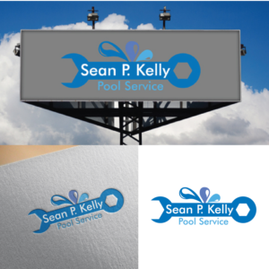 Logo Design by Maxo-Biz for Sean P. Kelly Pool Service | Design: #22161753