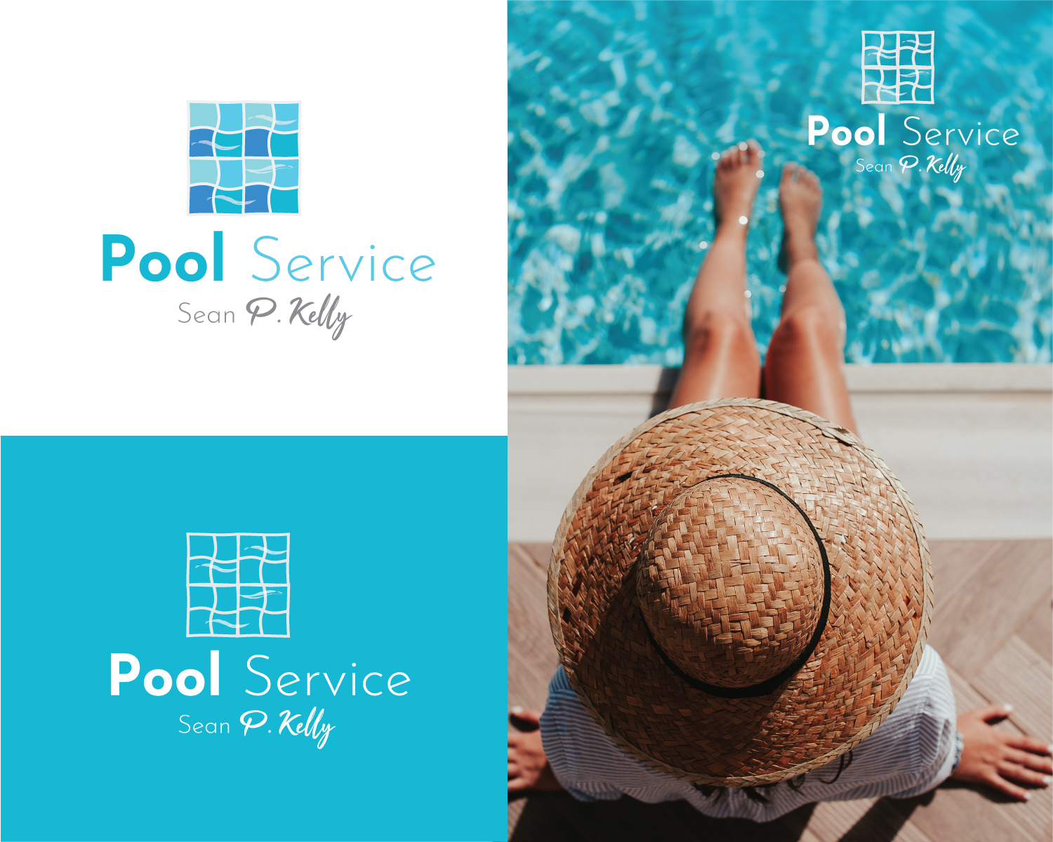 Logo Design by titanium wings for Sean P. Kelly Pool Service | Design #22155221