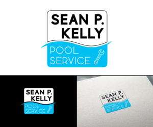 Logo Design by jointhebuzz for Sean P. Kelly Pool Service | Design: #22153806