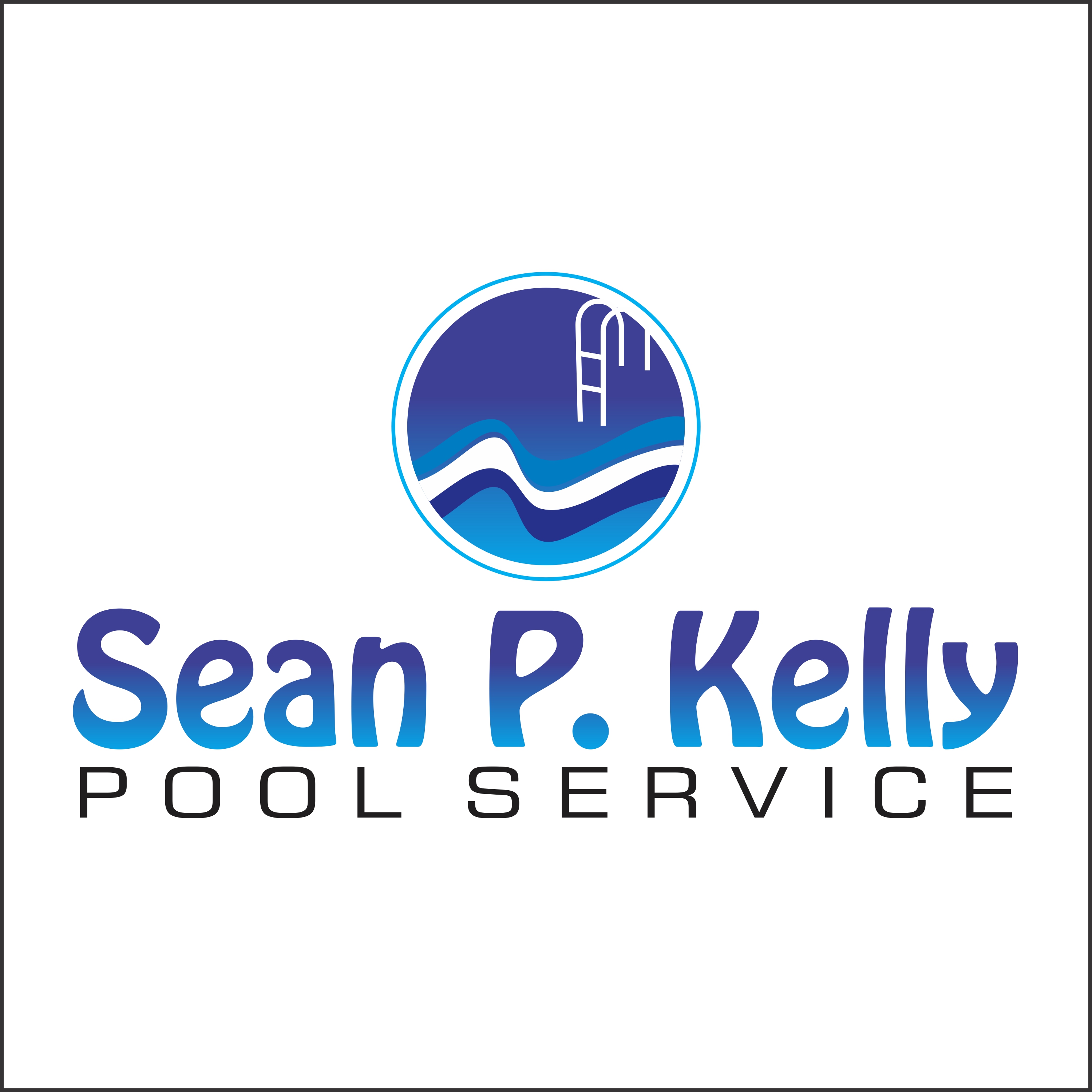 Logo Design by Abdul Design for Sean P. Kelly Pool Service | Design #22156918
