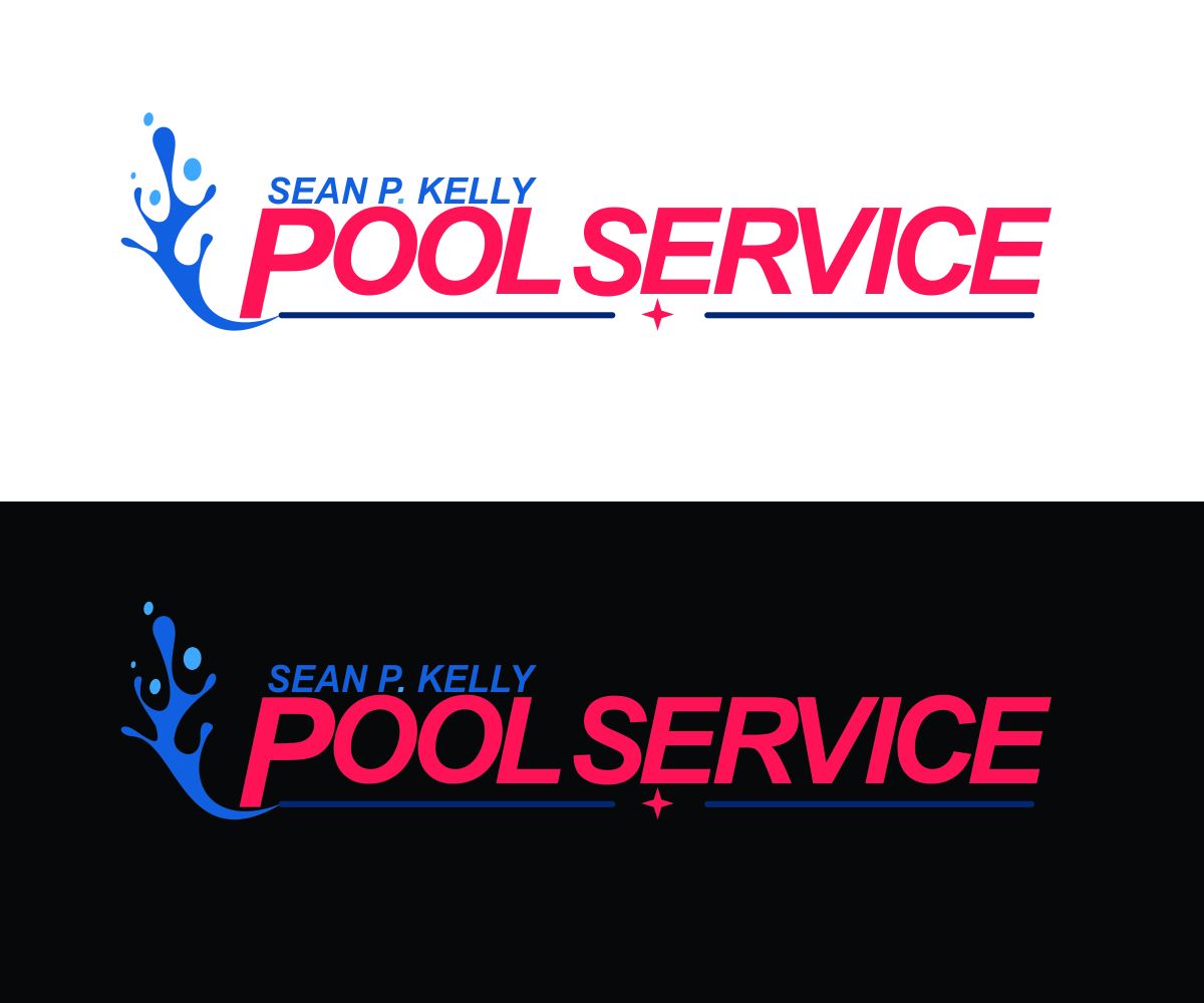 Logo Design by eyeondesign for Sean P. Kelly Pool Service | Design #22169478