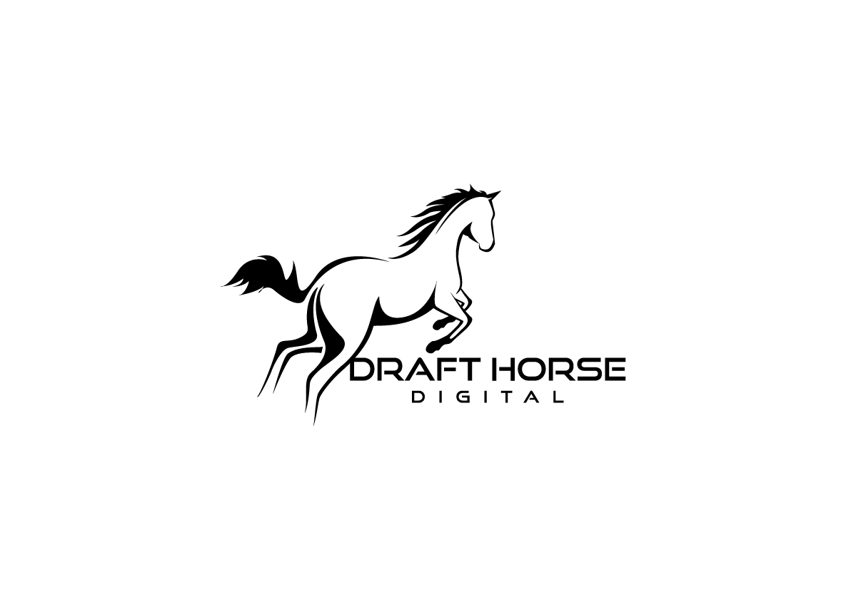 Logo Design by creative.bugs for Draft Horse Digital | Design #22149823