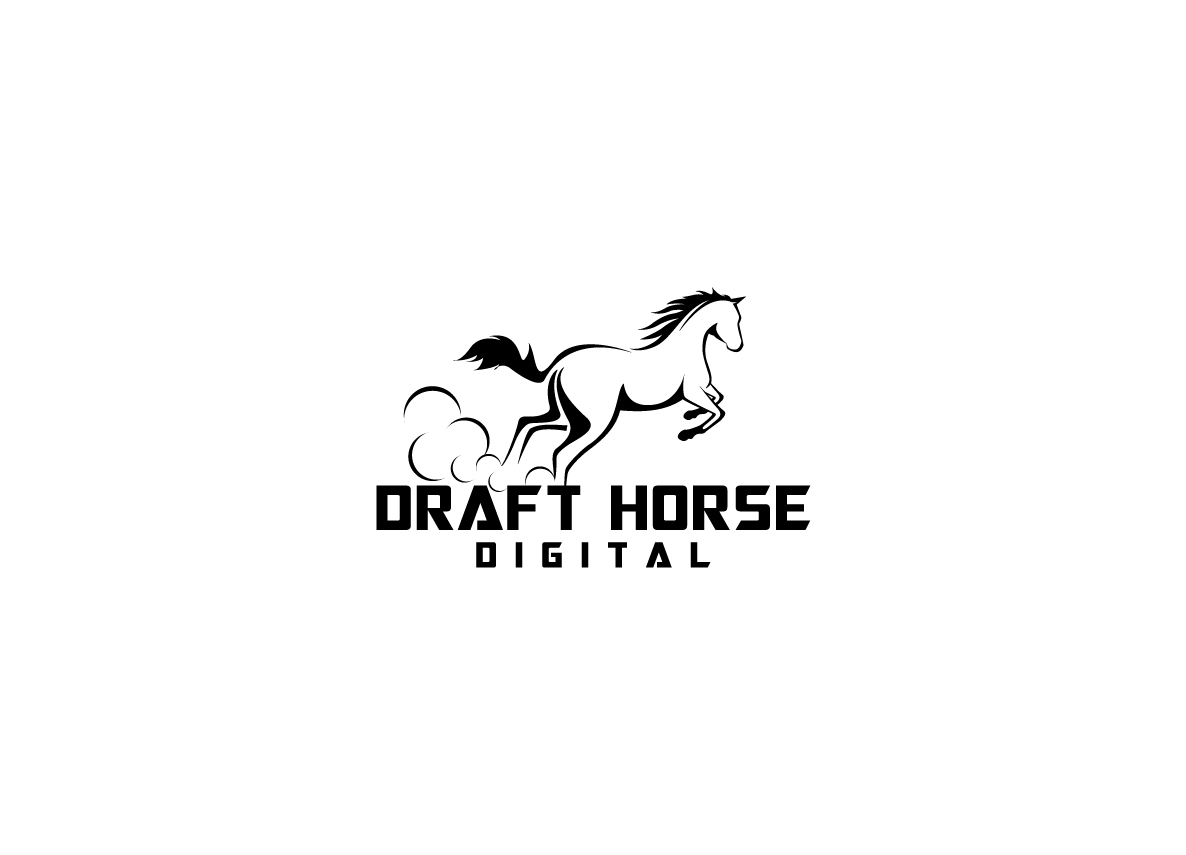 Logo Design by creative.bugs for Draft Horse Digital | Design #22149824